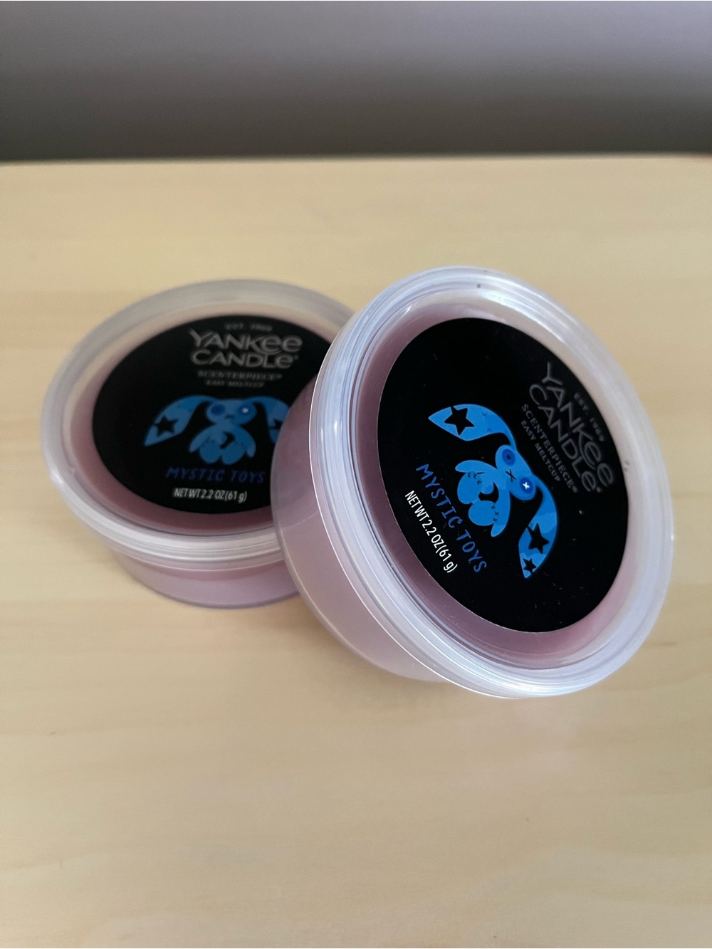 Two New Yankee Candle Mystic Toys Scenterpiece Wax Melt Cups